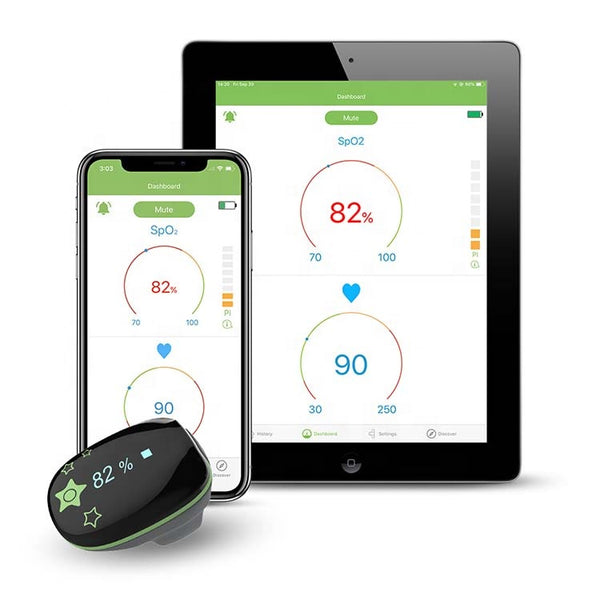 KidsO2 Home Use Medical Device Wireless Portable Digital Finger Pulse Oximeter Pediatric