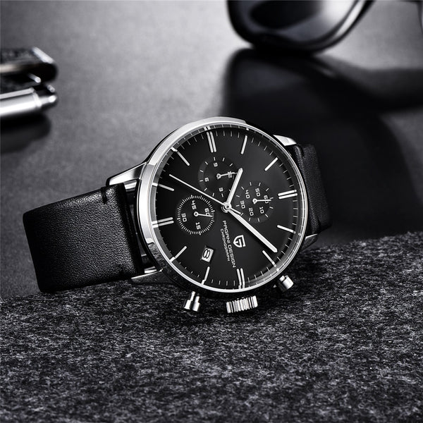 PAGANI Design 2023 New Men Automatic Quartz Watch Top Brand Military Sports Chronograph Stainless Steel Waterproof Clock relogio