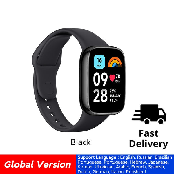 Global Version Xiaomi Redmi Watch 3 Active Smartwatch Blood Oxygen Monitor 1.83'' LCD Screen 12 Days Battery Life