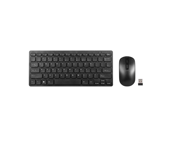 KM901 Keyboard Mouse Combo 2.4G Wireless 78 Key Mini Keyboard and Mouse Set Portable Office Combo