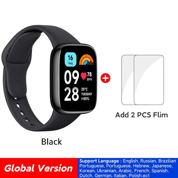 Global Version Xiaomi Redmi Watch 3 Active Smartwatch Blood Oxygen Monitor 1.83'' LCD Screen 12 Days Battery Life
